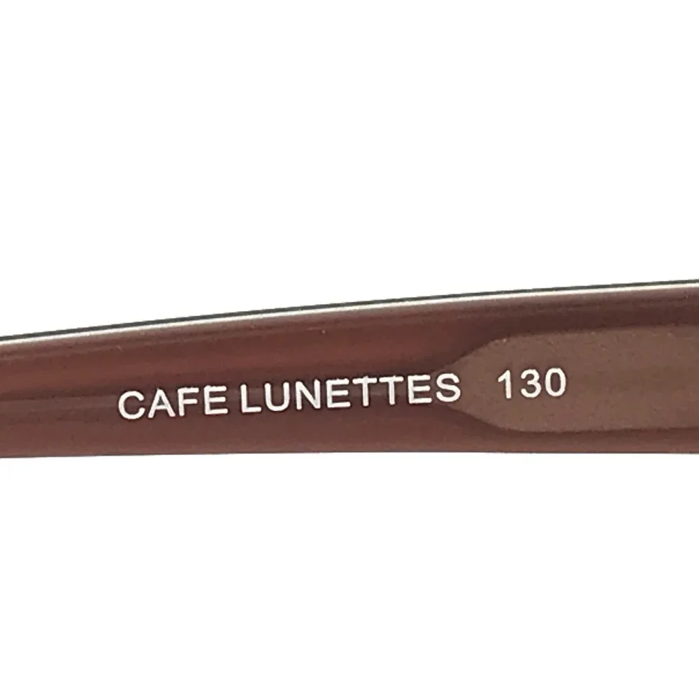 Cafe Lunettes Eyeglasses Frames 3239 #1 Brown Pink Cat Eye Full Rim 52-16-130